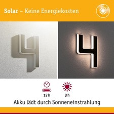 Paulmann Solar LED Hausnummer