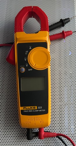 Fluke 323 stromzange true - true, rms