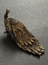 Pfau aus Messing | Pfauenrad