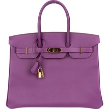 Hermès Violet Epsom Leather