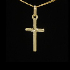 Kreuz Anhänger ECHT 333 Gold