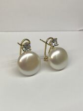 ohrringe perle und zirkonia