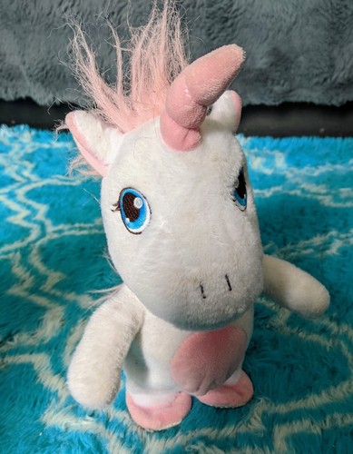 Plush unicorn toy white - toy.,