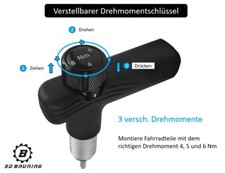 Drehmomentschlüssel f