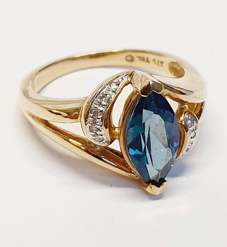 Ring 375 gelbgold diamant - ring,