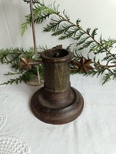 Alter Art Deco Christbaumständer Gusseisen,H:13 cm ,D: ca 4,2 cm 