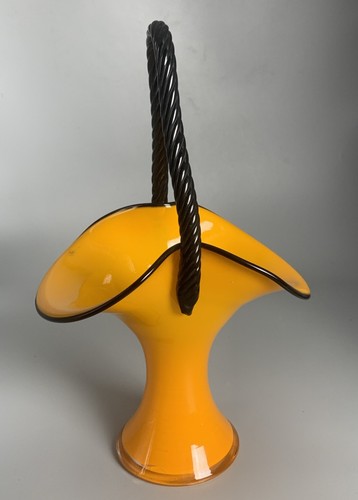 Tangoglas korbvase bohemia - korbvase;,