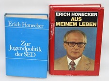 2x Erich Honecker Bücher (Aus meinem Leben + Zur Jugendpolitik der SED)