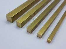 Messing Stange Ms58 Vierkant Profil, CW614N Vollmaterial Vollstab, 4-kant 4kant