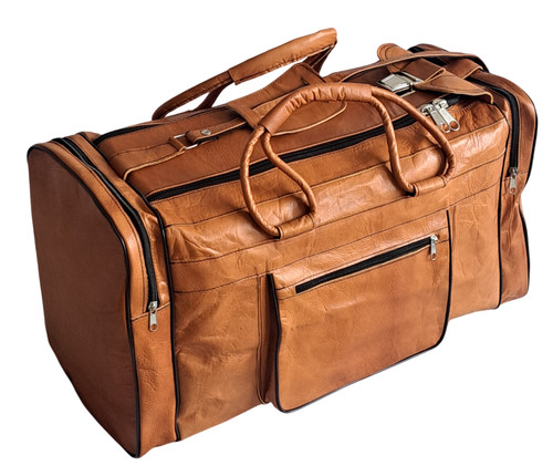 Echte leder reisetasche 65cm - echte,
