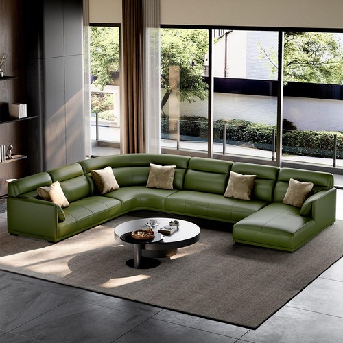 Ecksofa form grüne - u-form,