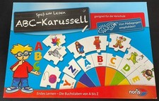 ABC Karussell Lernspiel mit Buchstaben Kinderspiel ab 5 Jahren von Noris