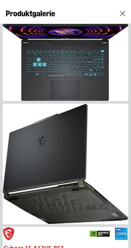 Msi cyborg a13ve - msi, 15