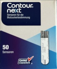 Contour Next Blutzucker-Teststreifen, 50 Stück, Ascensia