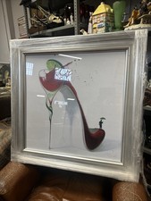 Skurrile Art Decor Inna Panasenko Cosmopolitan Heel Framed Wall Art 76x76cm
