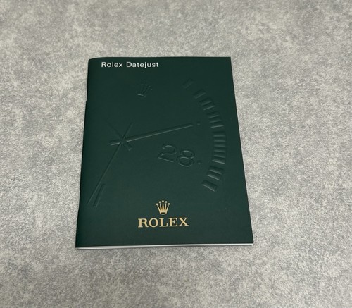 Rolex datejust booklet - rolex,