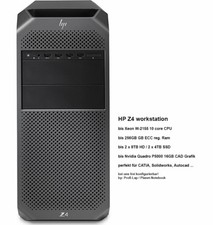 HP Z4 Tower 3MC06EA#ABD i7-7800X 6x3,5 16GB 1000GB-HD W10P 3J. Gar. Neu Re/MWSt.