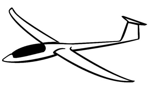 Aufkleber segelflugzeug - aufkleber,