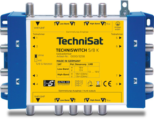 Technisat gigaswitch k - technisat, 5/8