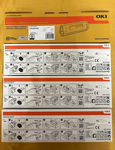 Oki original toner set cmyk - oki,