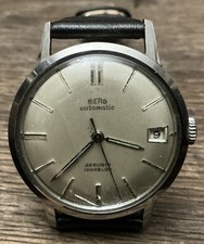 Berg Automatik Armbanduhr Herren Edelstahl 1950er Jahre