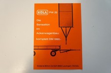 KÖLA Ackerwagen Prospekt Typ PW25 2 Seiten 1962