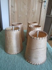 5 kleine alte braune