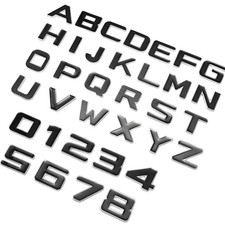 Metallbuchstaben selbstklebend