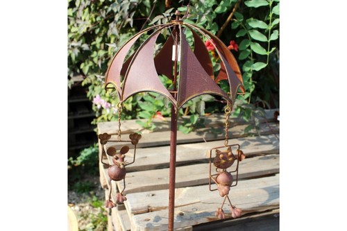 Rost windspiel katz und maus - rost,