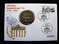 Numisbrief   200 Jahre Brandenburger Tor