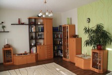 Wohnzimmermöbel mit integrierbarer Mediensäule