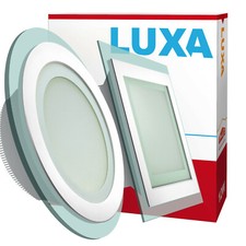 LED Panel Glasrand Einbaustrahler Deckenleuchte Lampe Leuchte Einbau Flach