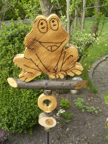 Gartenstecker frosch - gartenstecker, "frosch"