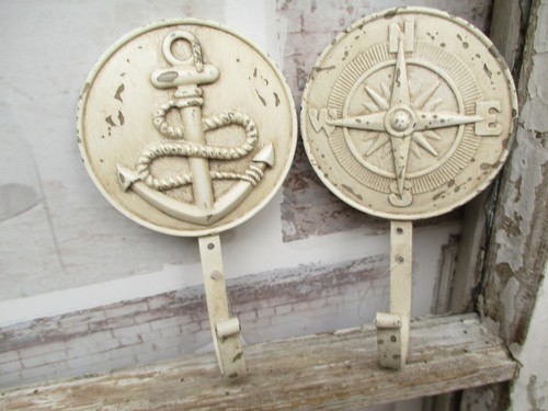 Haken metall rund shabby - haken,