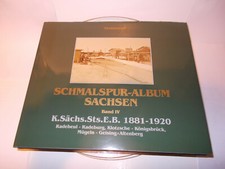Neidhardt Schmalspur-Album Sachsen: "K.Sächs.Sts.E.B. 1881-192Bd.4"...ladenneu