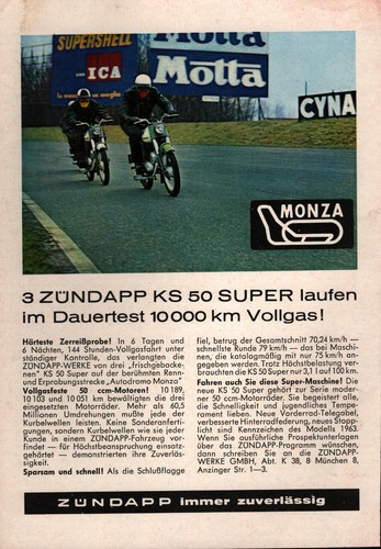 Zündapp werbeanzeige werbung - werbeanzeige,