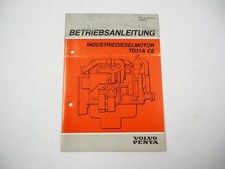 Volvo Penta TD31A CE Industrie Dieselmotor Betriebsanleitung Wartung 1986