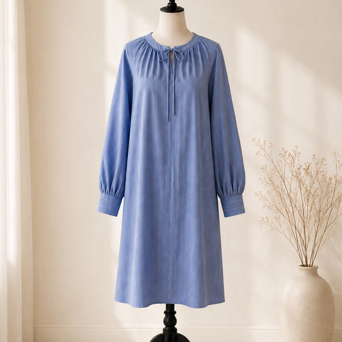 Damen tunikakleid blau - damen,