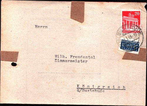 Bauten falt brief buxtehude - bauten, falt-brief