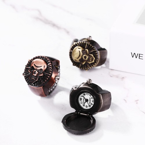 Ringuhr herren totenkopf - ringuhr,