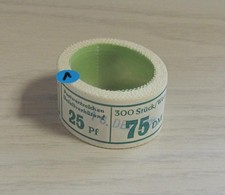 Bund 697 a Unfall schwarze Nr. kompl. Rolle 300 Stück 25 Pf postfrisch /1