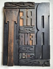 Holzbuchstaben Lettern Vintage