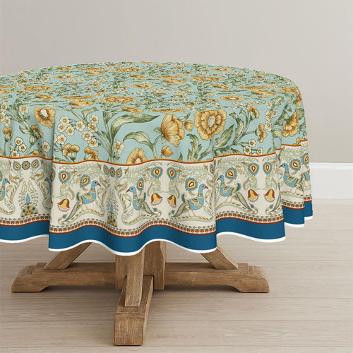Runde tischdecke 120cm - 120cm, blumen