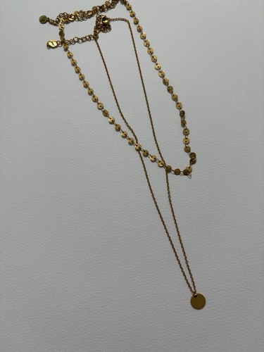 Goldfarbene halskette - goldfarbene,