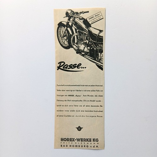 1954 horex regina 350 ccm - regina,