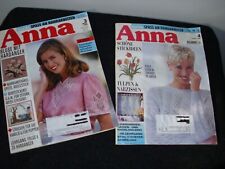 Burda Anna 1993 März + April Ostern Frühling Sticken hardanger Stricken KOMPLETT