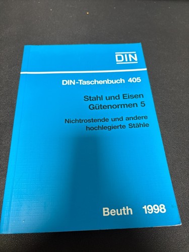 Din taschenbuch 405 stahl und - 405,