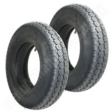 2x Reifen Anhängerreifen 4.50-10 6PR 76M inkl. Schlauch für Pkw Anhänger 2x