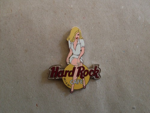 Hard rock cafe miami pin - rock,