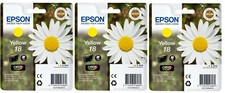 3 x Original Epson T1804 18 gelb Gänseblümchen XP30 XP102 XP202 XP205 o.V.